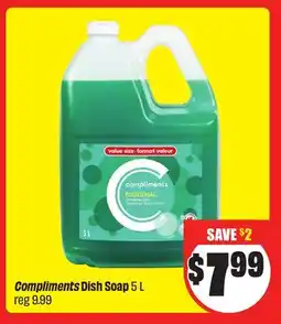 Chalo FreshCo Compliments Dish Soap 5 L offer