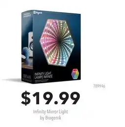 GameStop Infinity Mirror Light by Biogenik offer