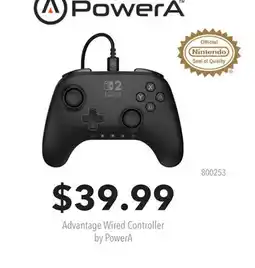 GameStop Advantage Wired Controller by PowerA offer