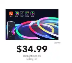 GameStop LED Light Rope 3m by Biogenik offer