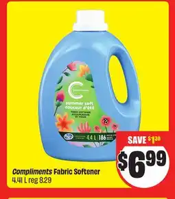 Chalo FreshCo Compliments Fabric Softener 4.41 L offer