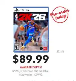 GameStop 2K26 PS5 offer