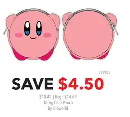 GameStop Kirby Coin Pouch by Bioworld offer