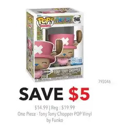 GameStop One Piece - Tony Tony Chopper POP Vinyl by Funko offer