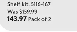 Home Hardware Shelf kit offer