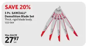 Home Hardware Demolition Blade Set offer