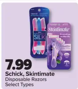 PharmaChoice Schick, Skintimate Disposable Razors offer