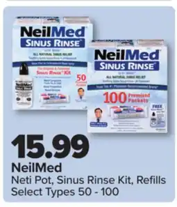 PharmaChoice NeilMed Neti Pot, Sinus Rinse Kit, Refills offer