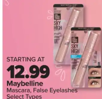 PharmaChoice Maybelline Mascara, False Eyelashes offer