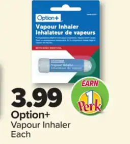 PharmaChoice Option+ Vapour Inhaler offer