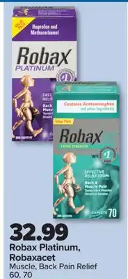 PharmaChoice Robax Platinum, Robaxacet Muscle, Back Pain Relief offer
