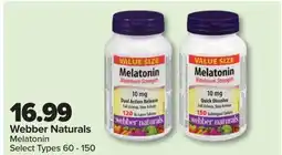 PharmaChoice Webber Naturals Melatonin offer