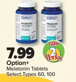 PharmaChoice Option+ Melatonin Tablets offer