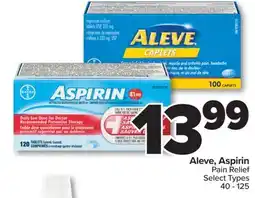 PharmaChoice Aleve, Aspirin Pain Relief offer