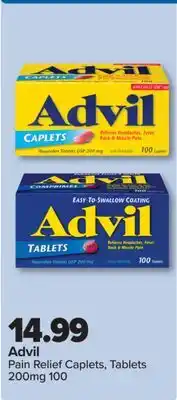 PharmaChoice Advil Pain Relief Caplets Tablets offer
