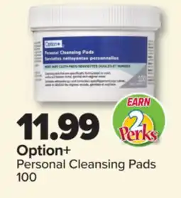 PharmaChoice Option+ Personal Cleansing Pads offer