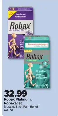 PharmaChoice Robax Platinum, Robaxacet offer