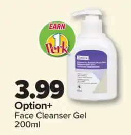 PharmaChoice Option+ Face Cleanser Gel offer