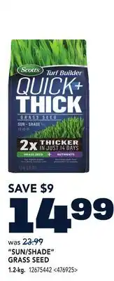 RONA SCOTTS SUNSHADE GRASS SEED offer