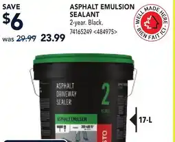 RONA ASPHALT EMULSION SEALANT offer