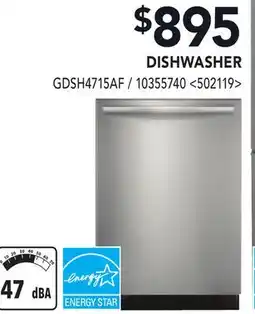 RONA FRIGIDAIRE DISHWASHER offer