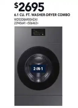 RONA 6.1 CU.FT. WASHER-DRYER COMBO offer