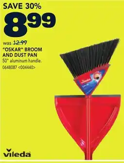 RONA OSKAR BROOM AND DUST PAN offer
