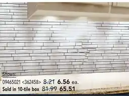 RONA Ledgestone natural stone tiles and mosaic tiles offer