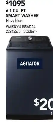 RONA SAMSUNG 6.1 CU. FT. SMART WASHER offer