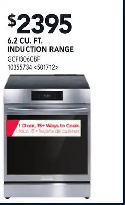 RONA FRIGIDAIRE 6.2 CU. FT. INDUCTION RANGE offer
