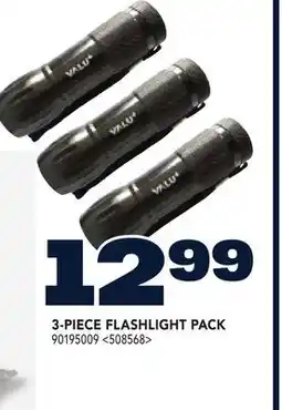 RONA 3 PIECE FLASHLIGHT PACK offer