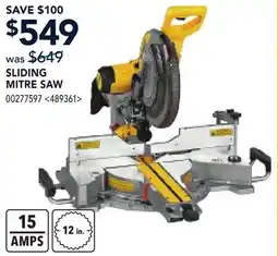RONA DEWALT SLIDING MITRE SAW offer