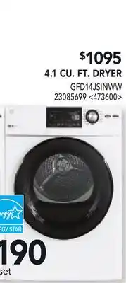RONA 4.1 CU. FT. DRYER offer