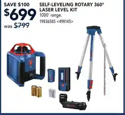 RONA SELF-LEVELING ROTARY 360 LASER LEVEL KIT offer