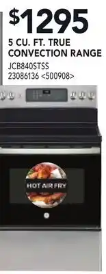 RONA 5 CU. FT. TRUE CONVECTION RANGE offer