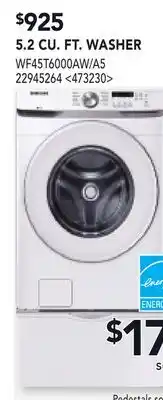 RONA 5.2 CU.FT. WASHER offer