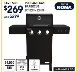 RONA PROPANE GAS BARBECUE offer