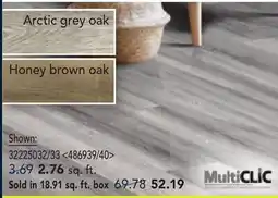 RONA MULTICLIC Vinyl flooring and tiles offer