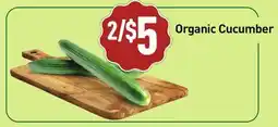 Healthy Planet Organic Cucumber offer