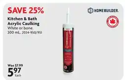 Home Hardware Kitchen & Bah Acrylic Caulking offer