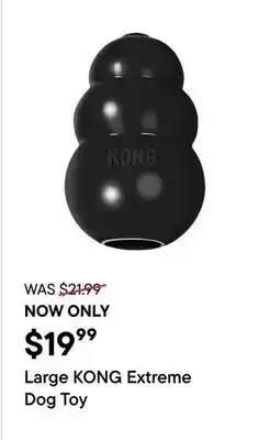 Petvalu Large Kong Extreme Dog Toy offer