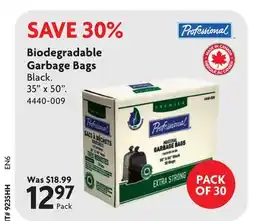 Home Hardware Garbage Bags offer