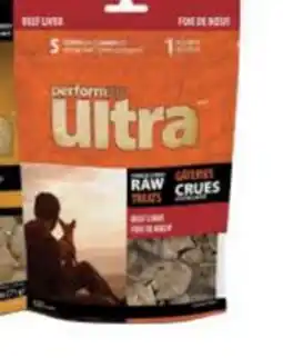 Petvalu ALL Performatrin Ultra Freeze-Dried Dog Treats offer