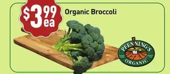 Healthy Planet Organic Broccoli offer