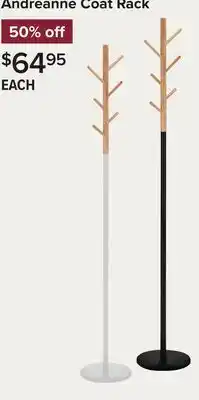 Linen Chest Andreanne Coat Rack offer