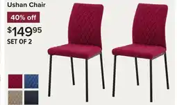 Linen Chest Ushan Chair offer
