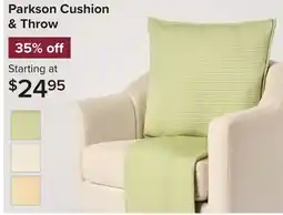 Linen Chest Parkson Cushion & Throw offer
