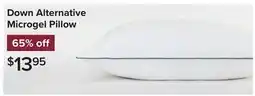 Linen Chest Down Alternative Microgel Pillow offer
