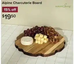 Linen Chest Alpine Charcuterie Board offer