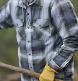 Mark's Men's Tick + Mosquito Repellant Quilted Flannel Work Shirt offer